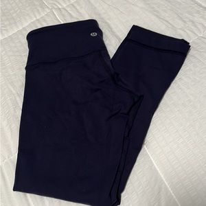 Lululemon wunderunder leggings, size 2, 23” navy